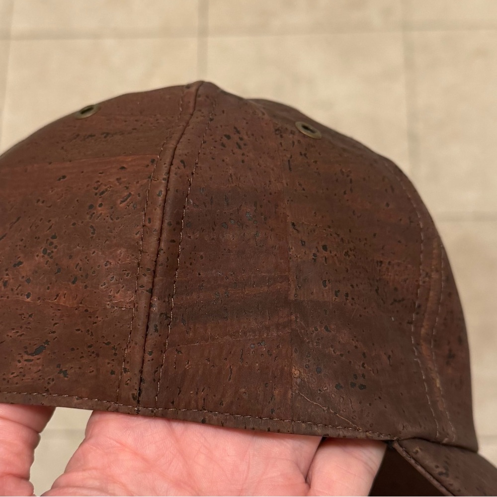 Brown Cork Baseball Cap From Portugal - Picture 6 of 7